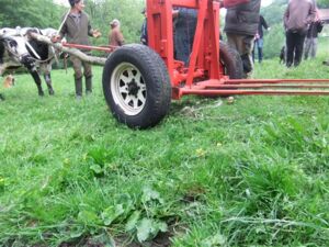 Entwicklung eines Gerätes für den Transport von Rund-/Quaderballenballen mit Schub(!)-Vorrichtung Entwicklung eines Gerätes für den Transport von Rund-/Quaderballenballen mit Schub(!)-Vorrichtung