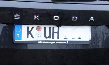 dem Anlass gemäßes Kennzeichen