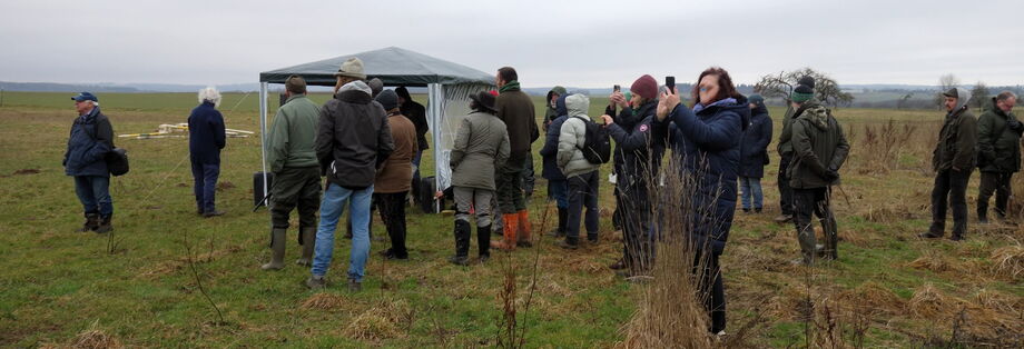 Samstag: begeistertes Interesse aber verfrorenes Wetter